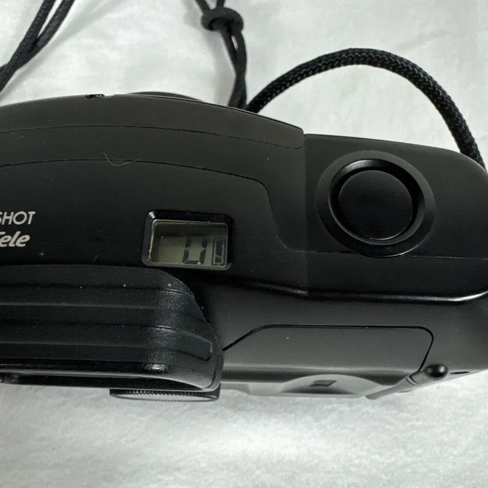 Canon Sure Shot 80 Tele Date 35mm Camera Point Shoot 38-80 mm f/3.7 Battery Case